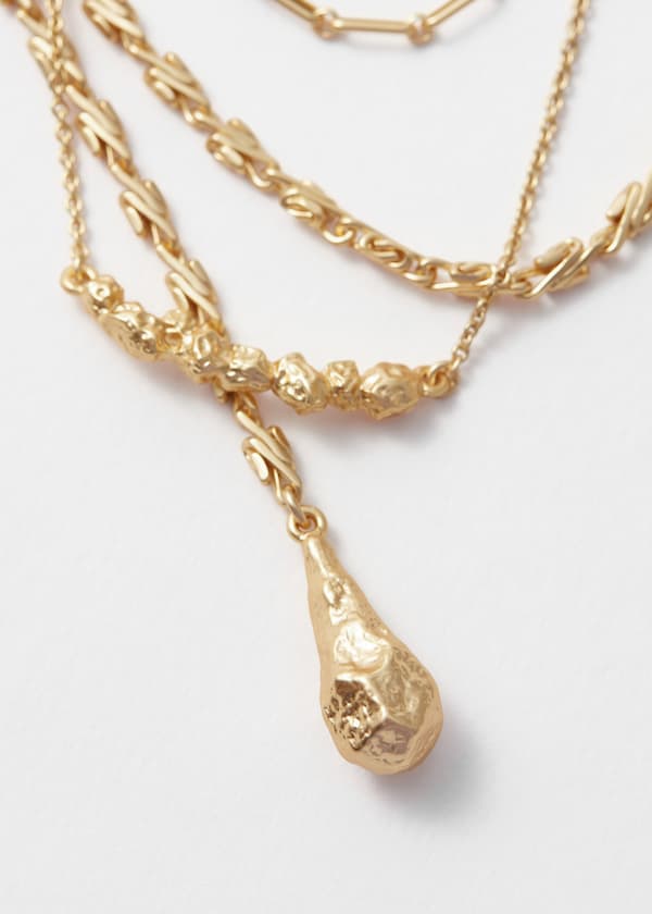Layered Lariat Necklace