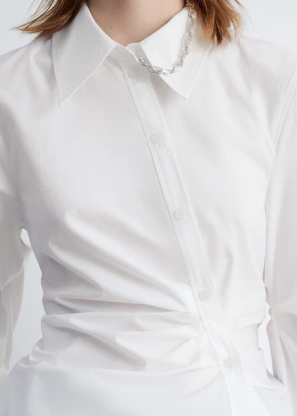 Asymmetrical Cotton Shirt