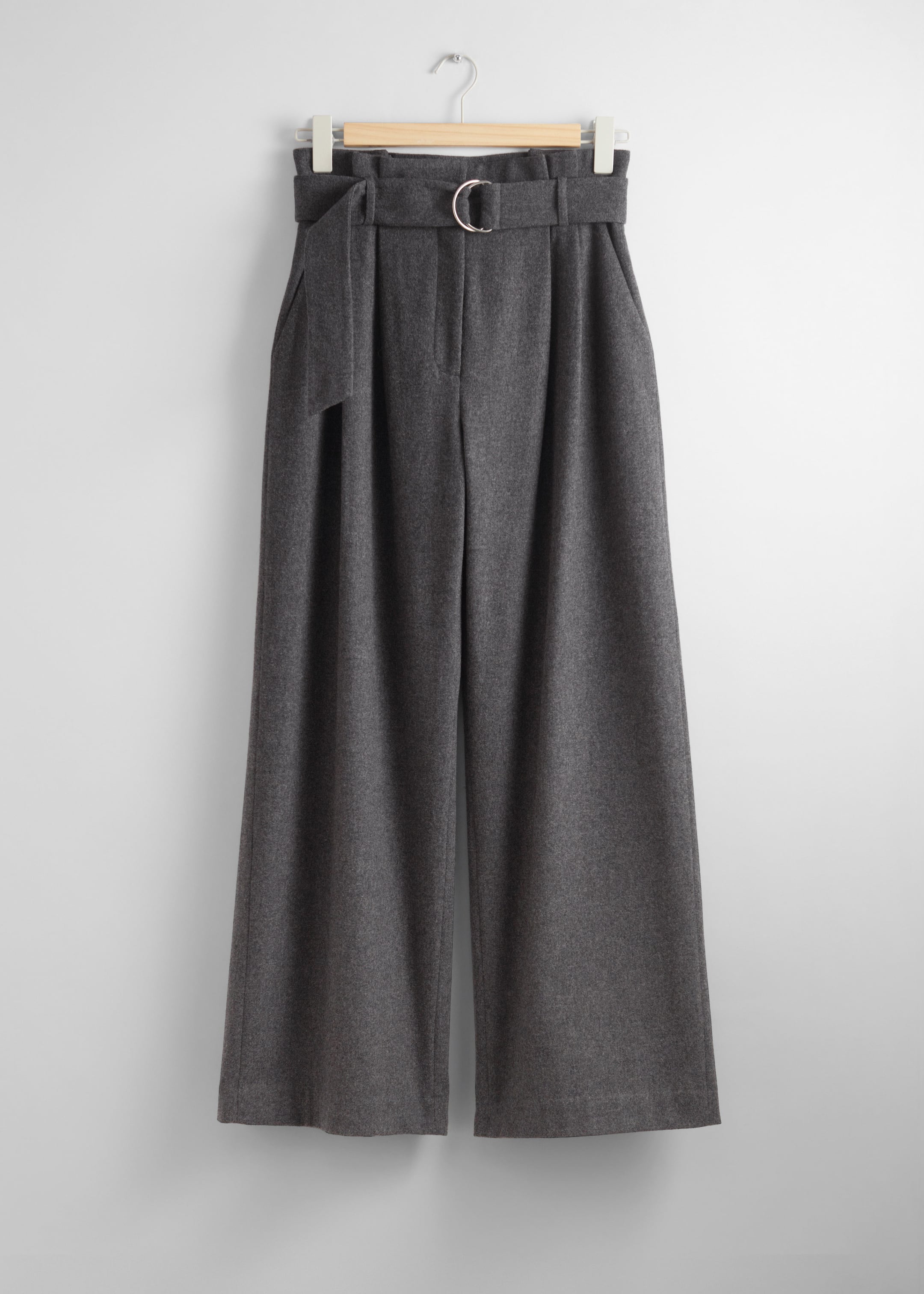 Wide Paperbag-Waist Trousers