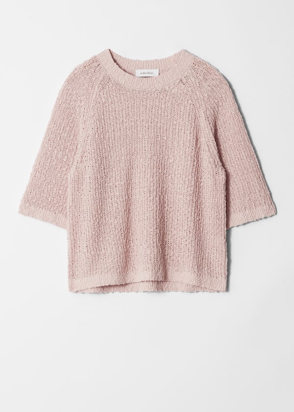 Knitted Silk-Blend t-shirt