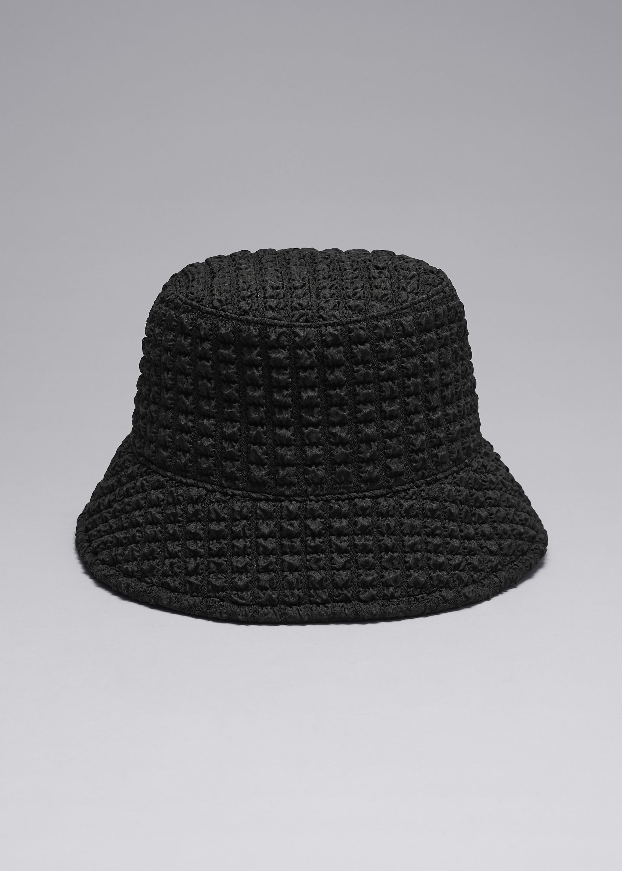 Waffle Bucket Hat - Black - Still Life