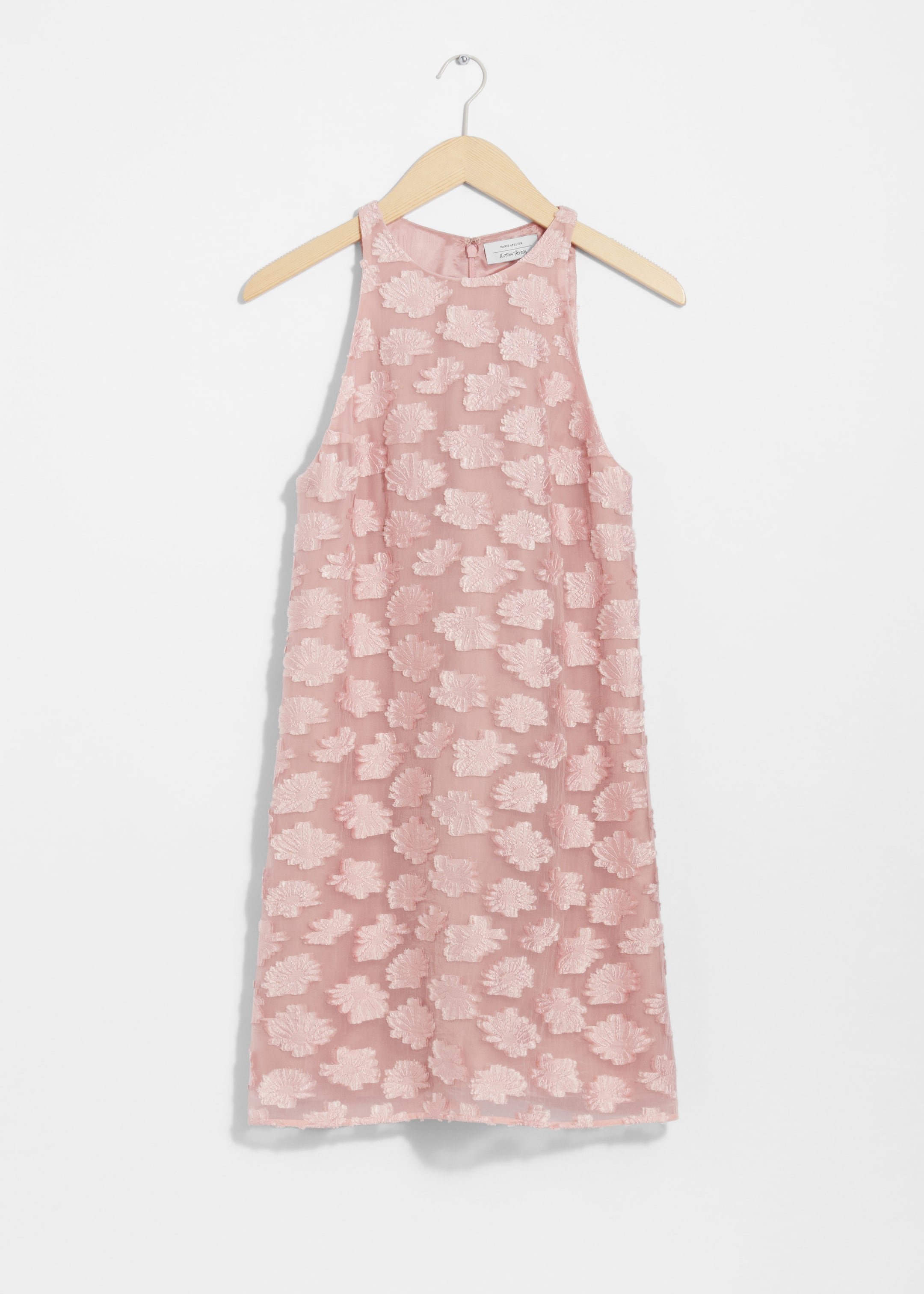 Sleeveless Jacquard Mini Dress - Pink - Still Life