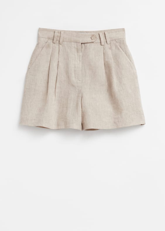 Relaxed Linen Shorts