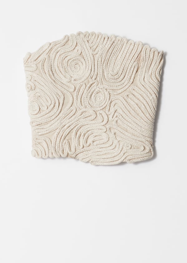 Sculptural Bandeau Top