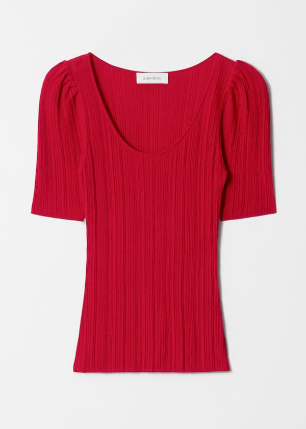 Rib-Knit Top