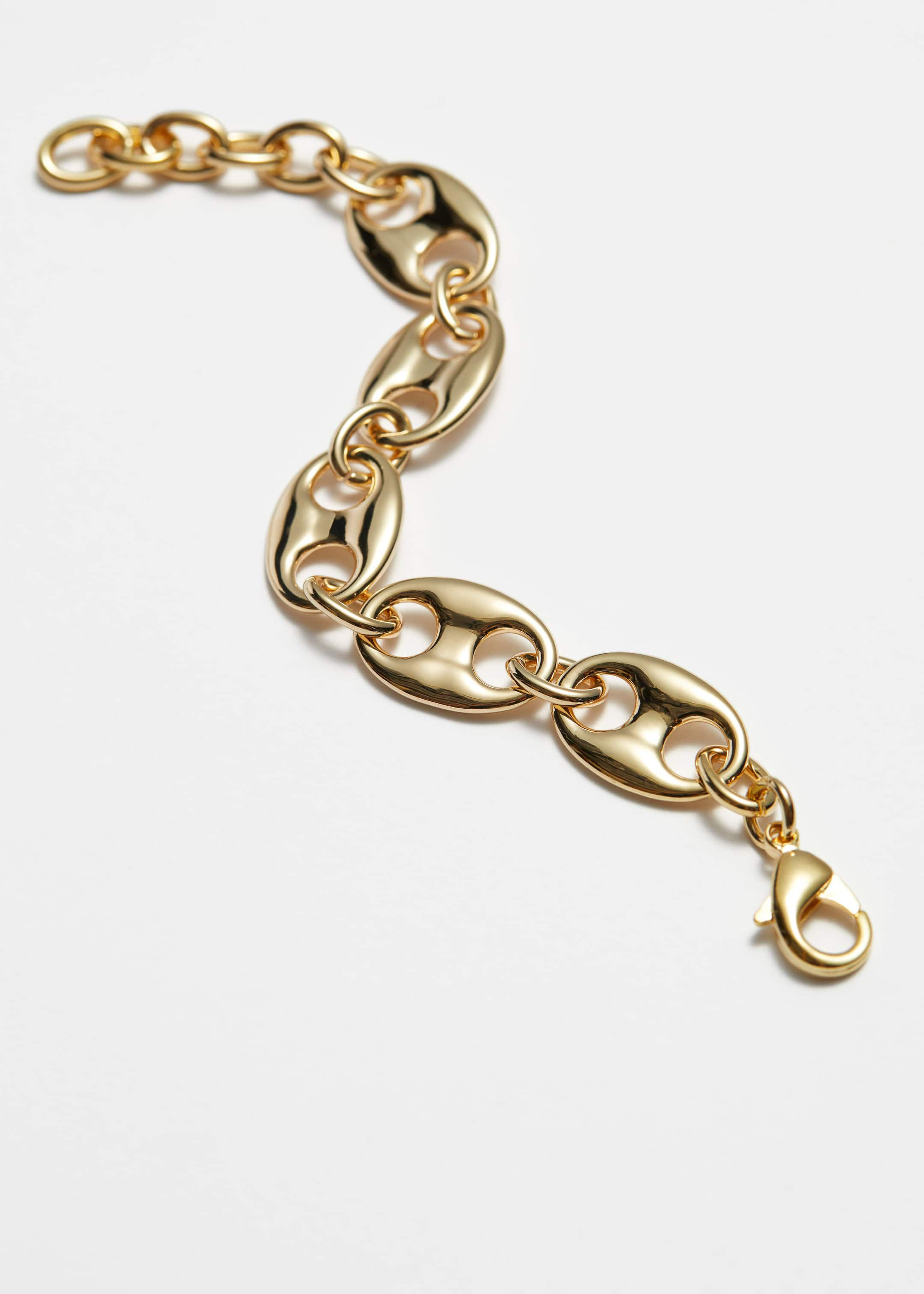 Sculptural Chain Bracelet - Gold - Still Life