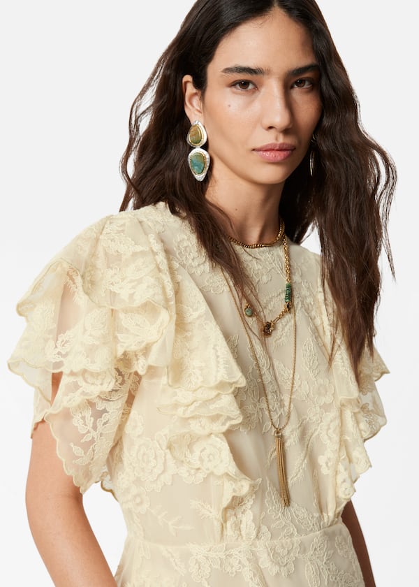Ruffle Lace Blouse