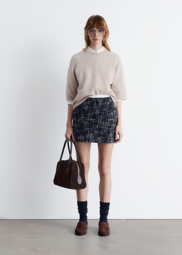 Alpaca-Blend Knitted Top