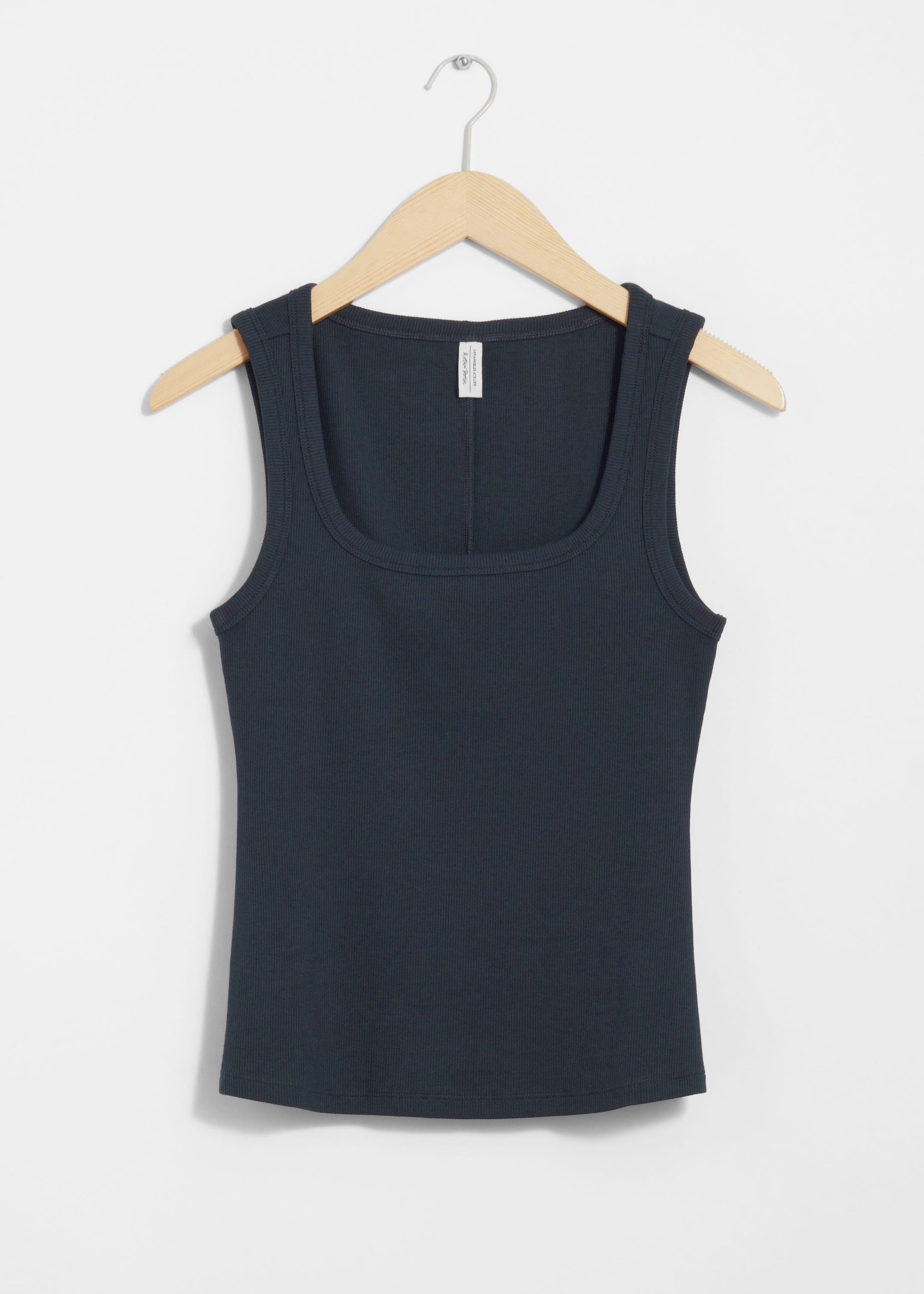 Ribbed Tank Top - Black - Still Life