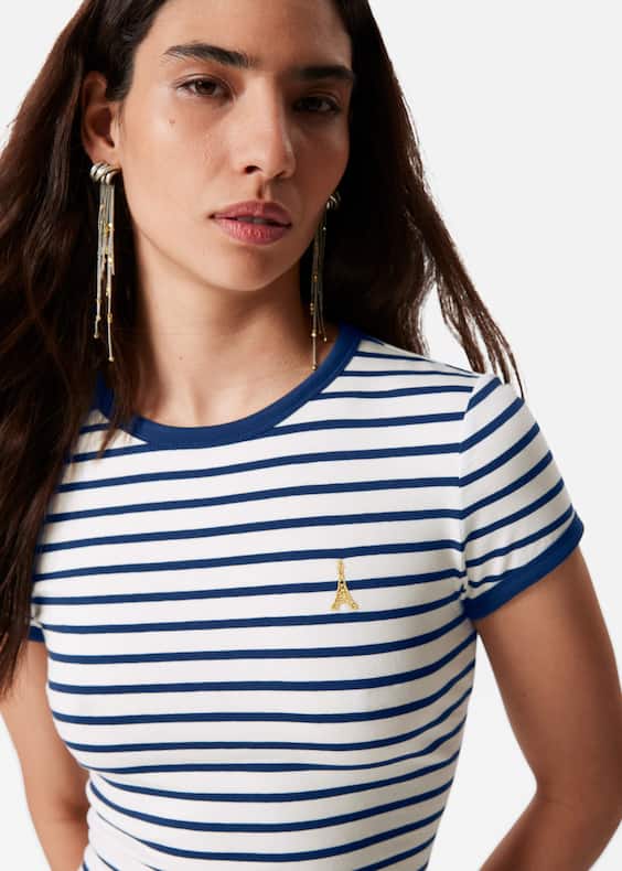 Cap-Sleeve T-Shirt