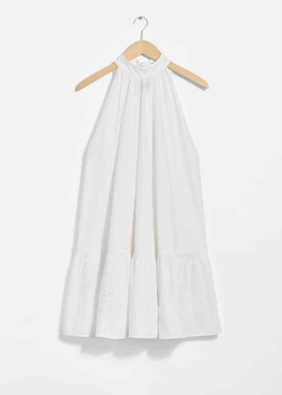 Bow-Detailed Mini Dress
