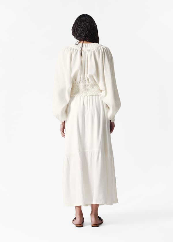 Tiered Midi Skirt
