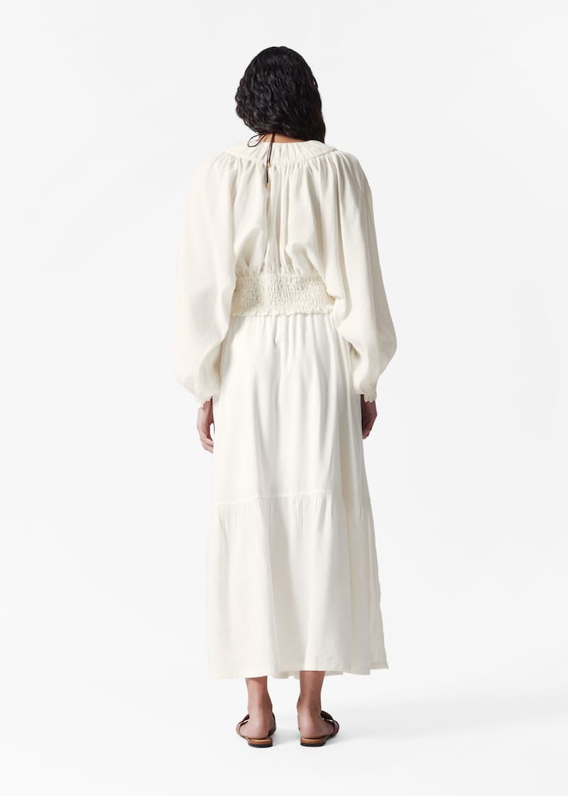 Tiered Midi Skirt