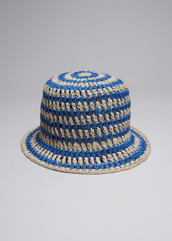 Crochet Straw Hat