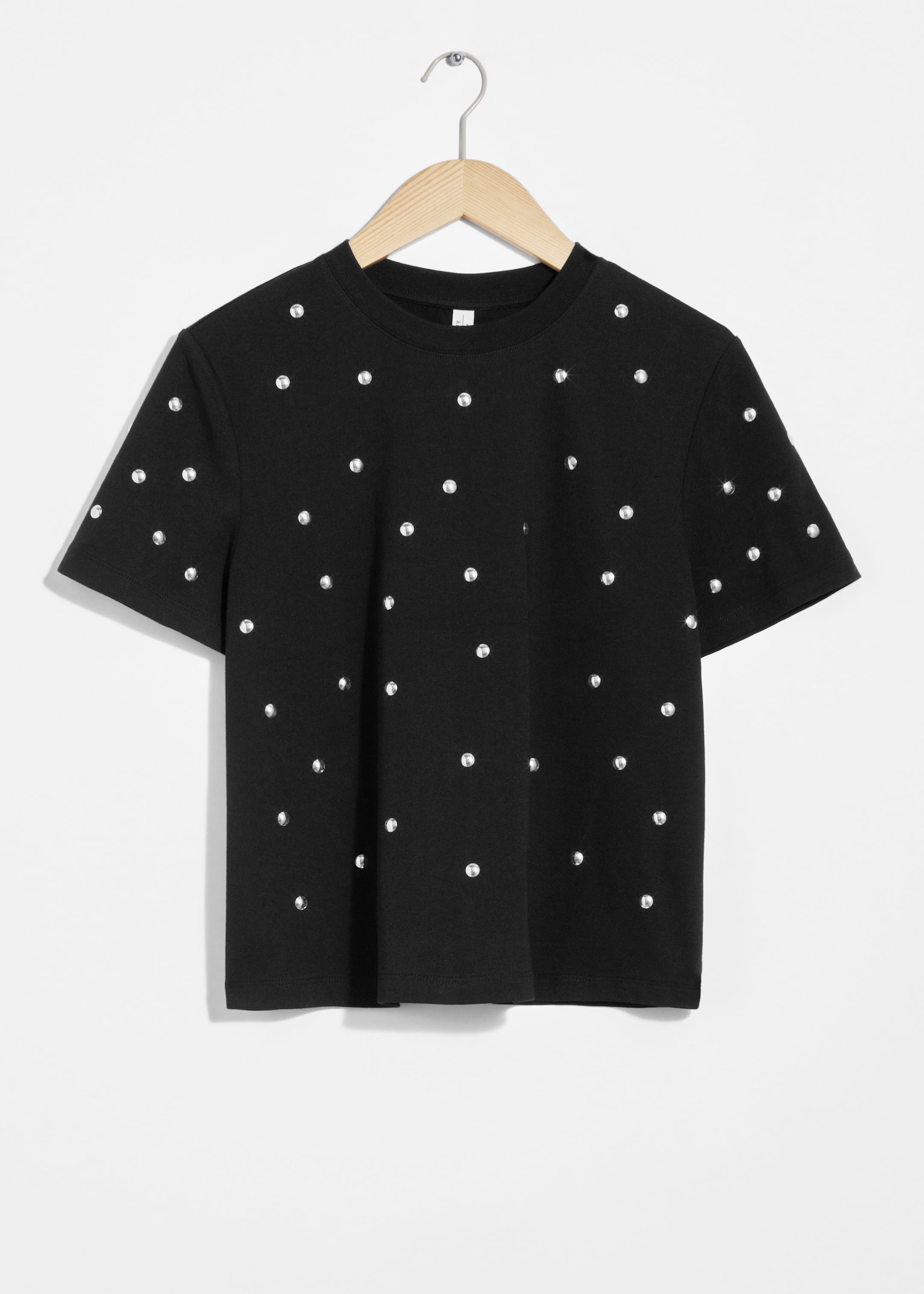 Studded T-Shirt - Black - Still Life