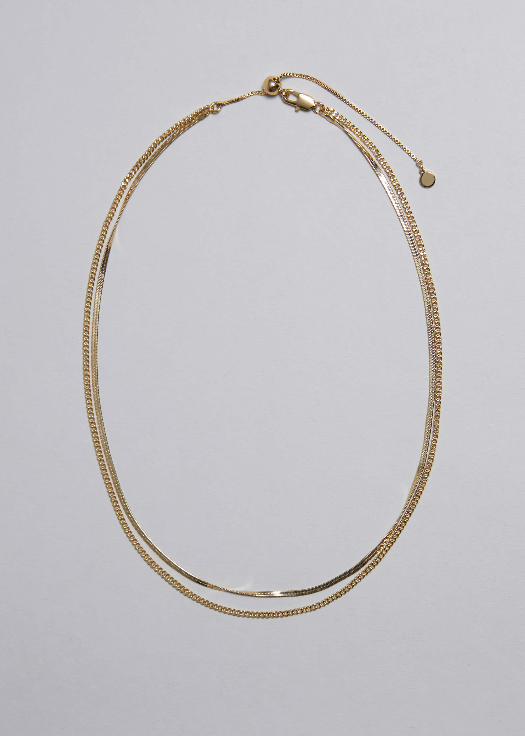 Collier à double chaîne