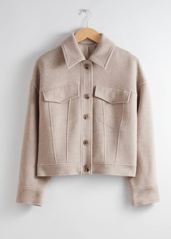 Collared Wool Jacket