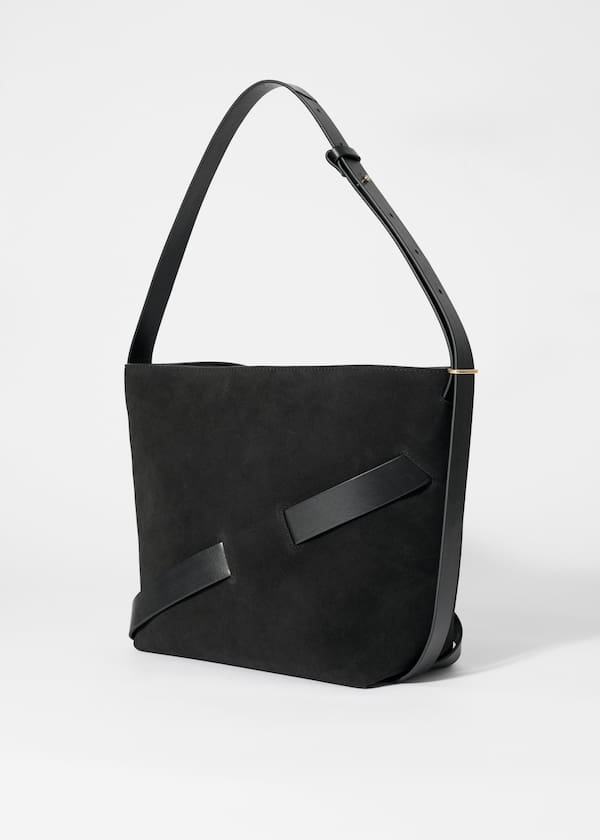 Suede Bucket Bag