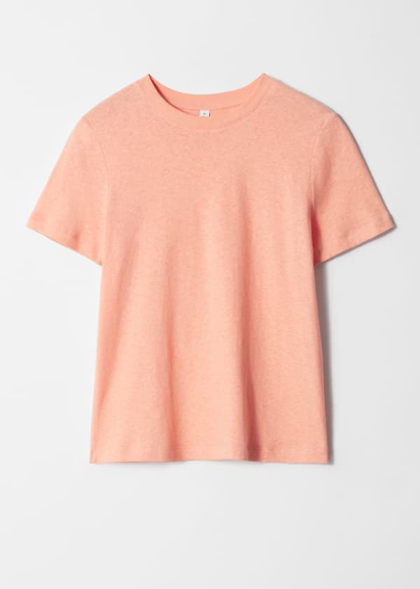 Linen-Blend T-Shirt
