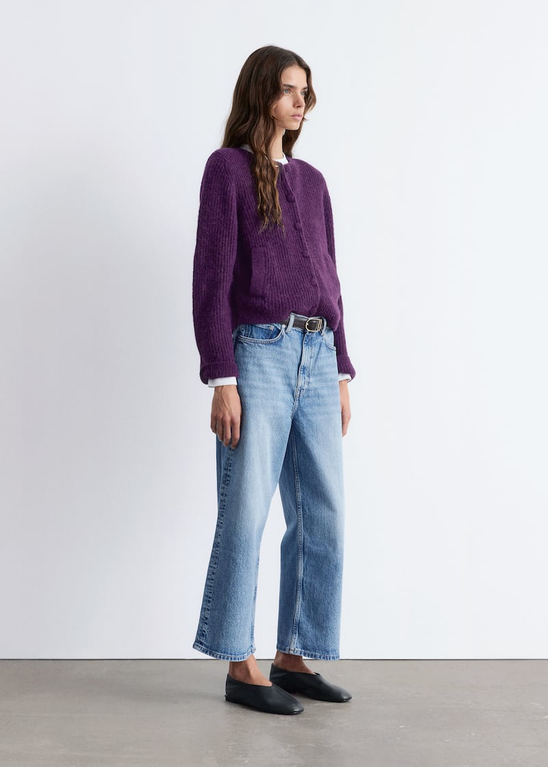 Rib-Knit Cardigan