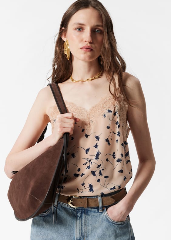 Silk Camisole Top