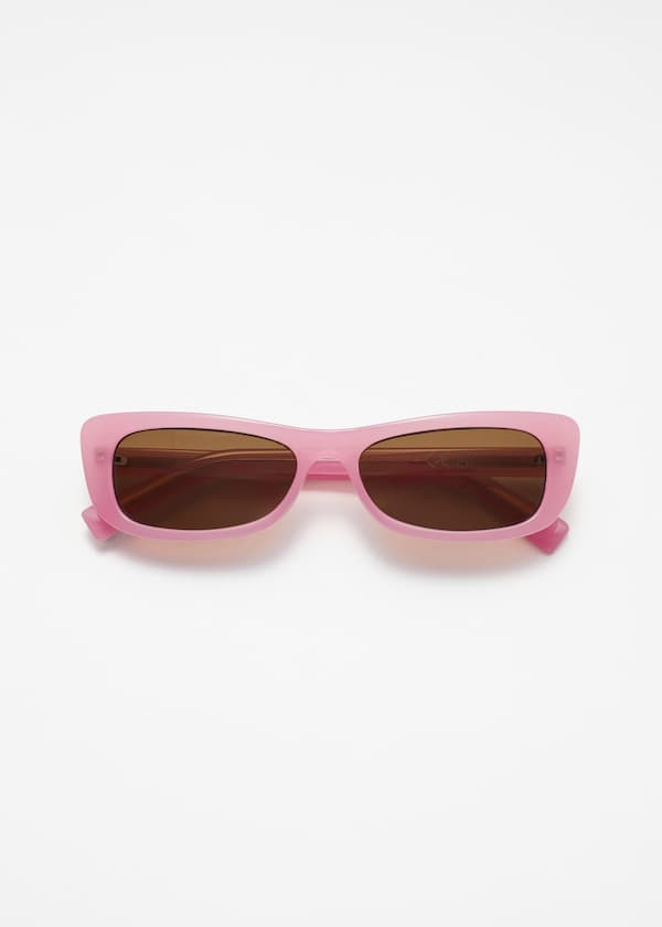 Elongated Cat-Eye Sunglasses