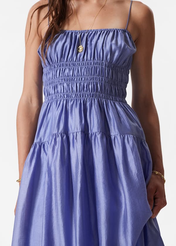 Ruched Midi Dress
