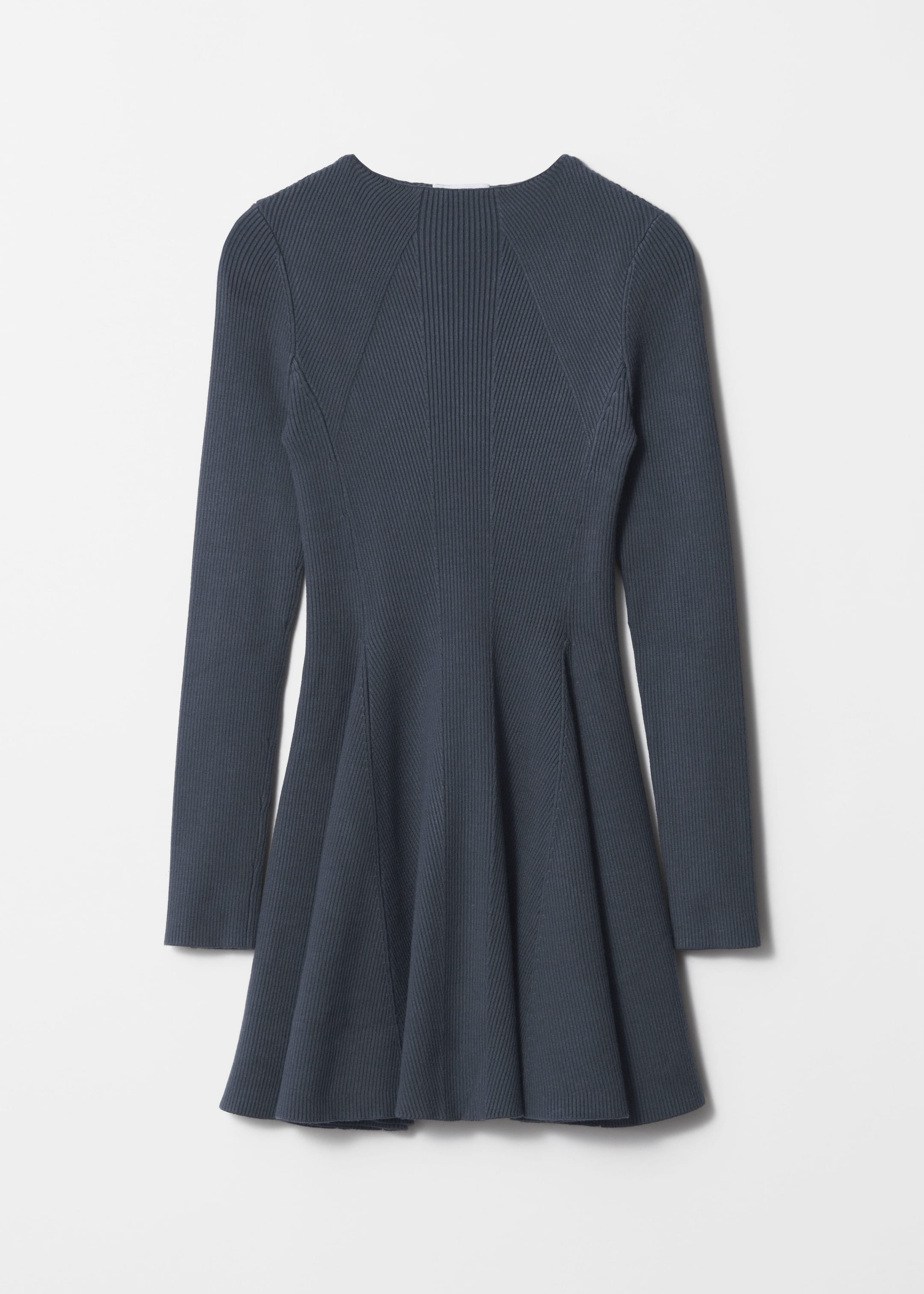 Rib Knit Mini Dress - Navy - Still Life