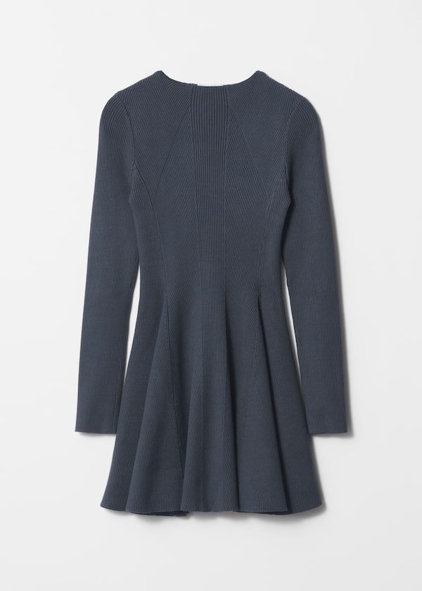 Rib Knit Mini Dress