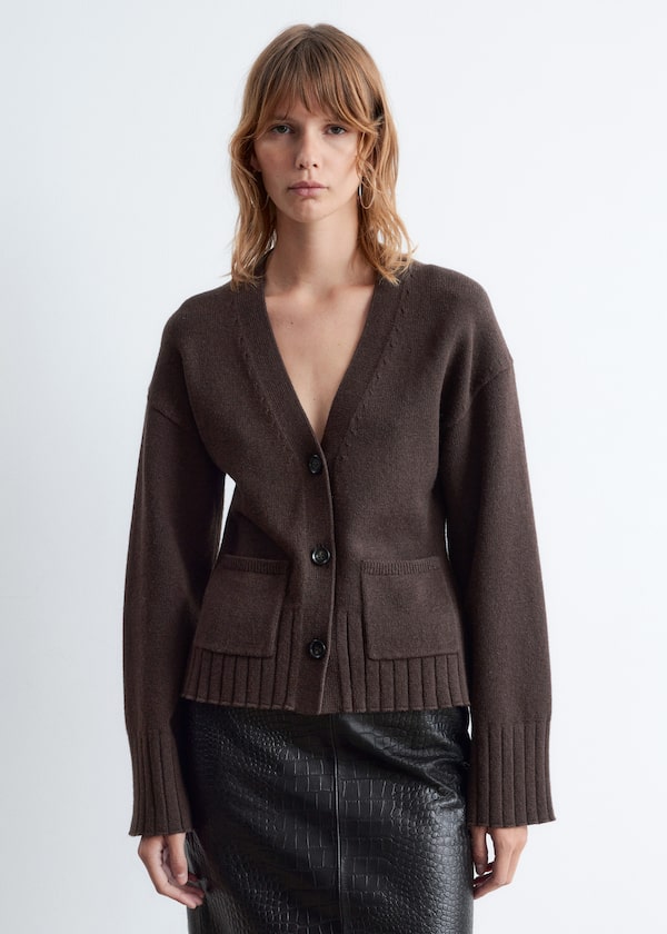 Tapered Knit Cardigan