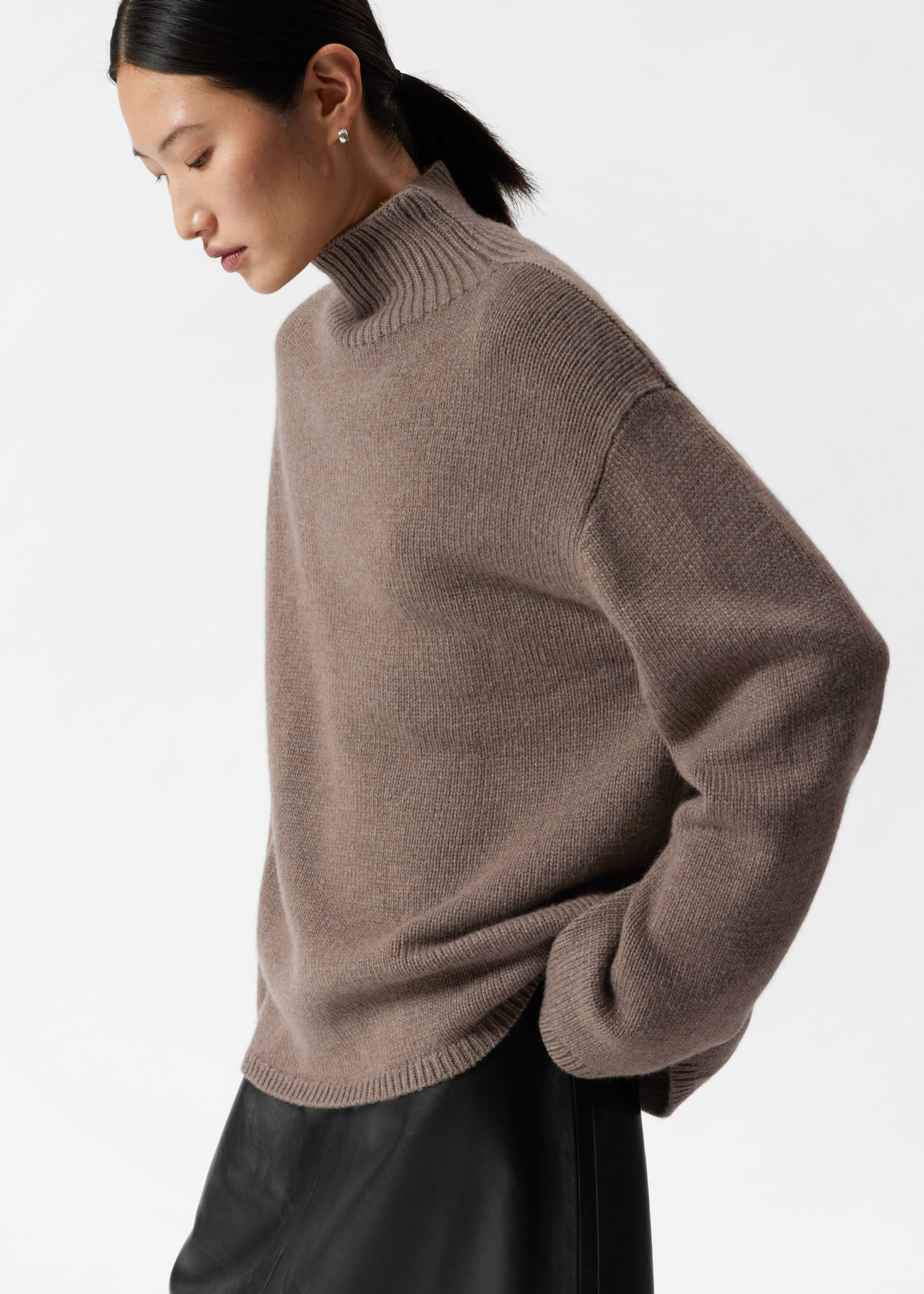 Image of Wool-Blend Turtleneck Jumper