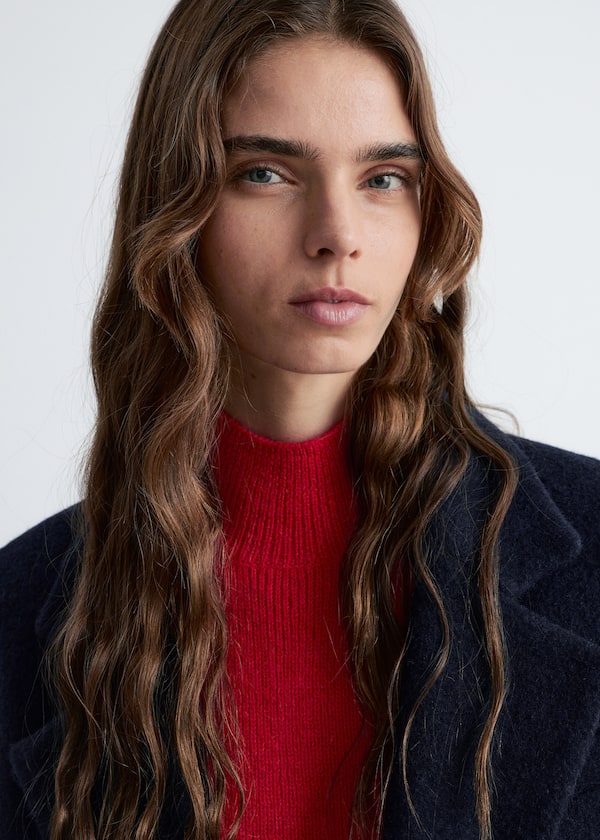 Double-Breasted Wool Coat