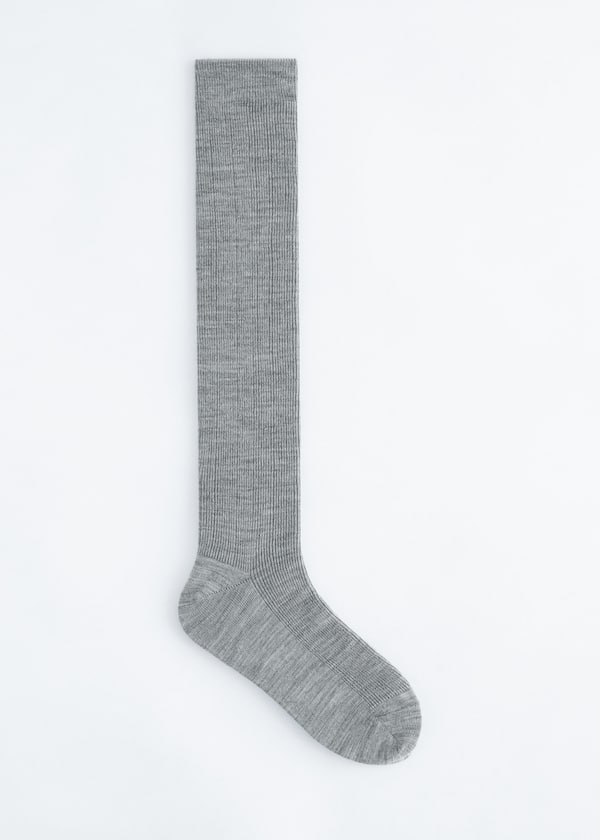 Soft Knee-High Wool Socks