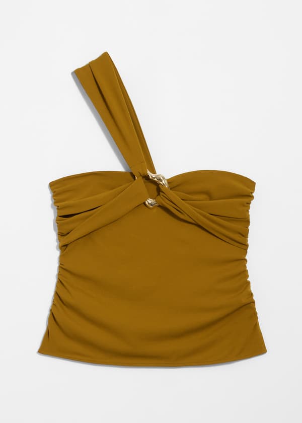 Buckle-Detailed Top