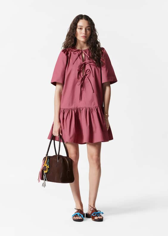 Peplum Mini Dress