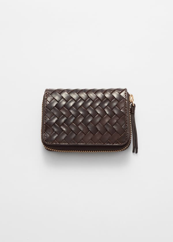 Braided Leather Wallet