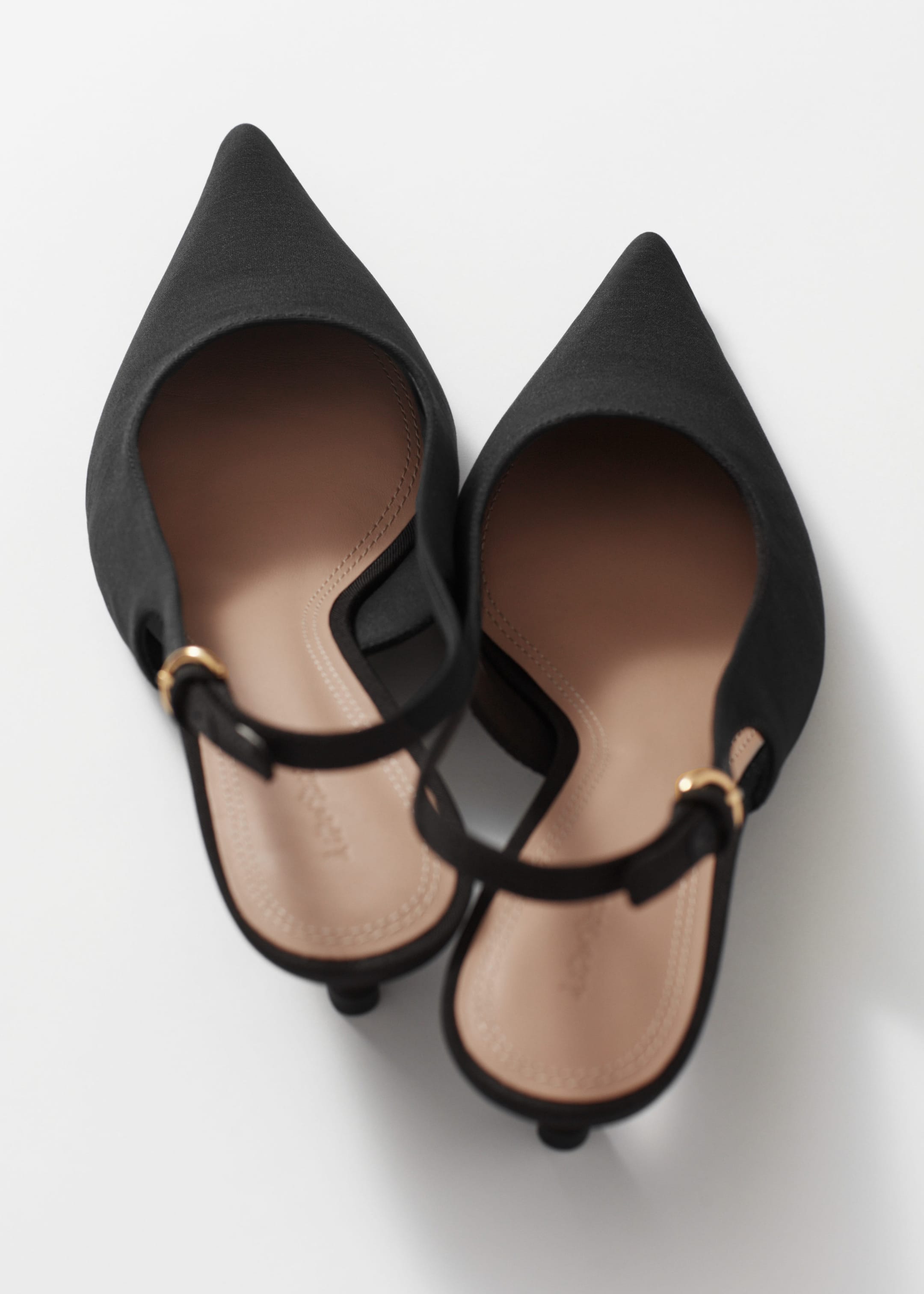 Classic Satin Pumps - Black satin - Still Life