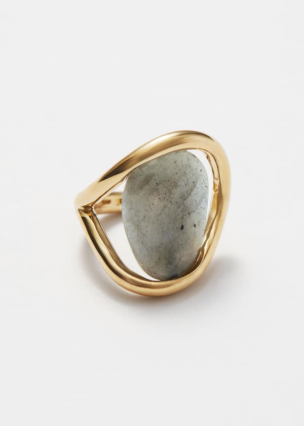 Stone Wire Ring