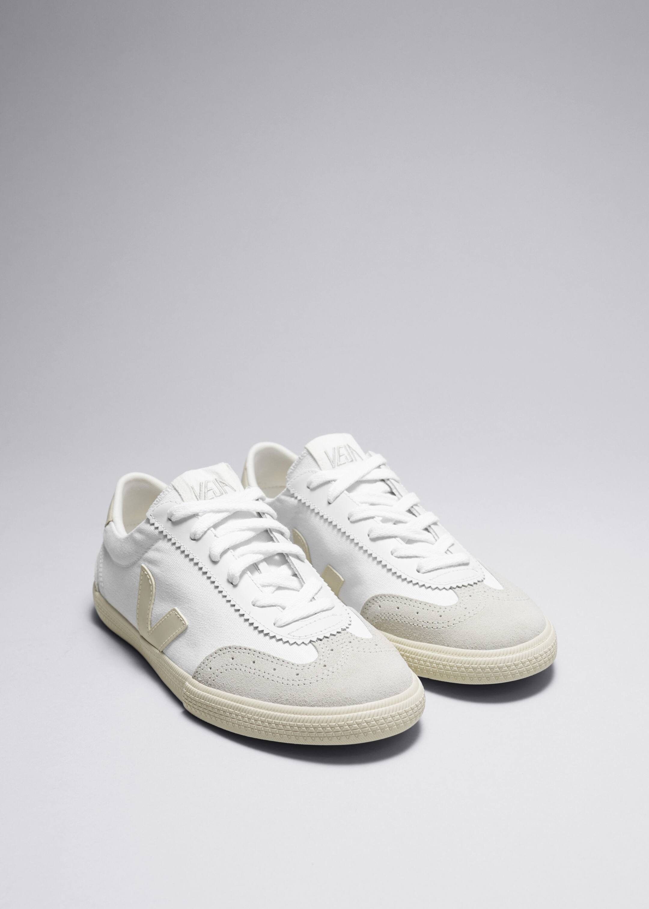 Veja Volley Canvas Sneakers - Light blue/White - Still Life