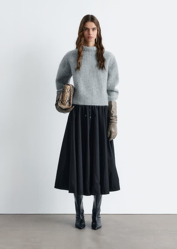 Rib-Knit Jumper