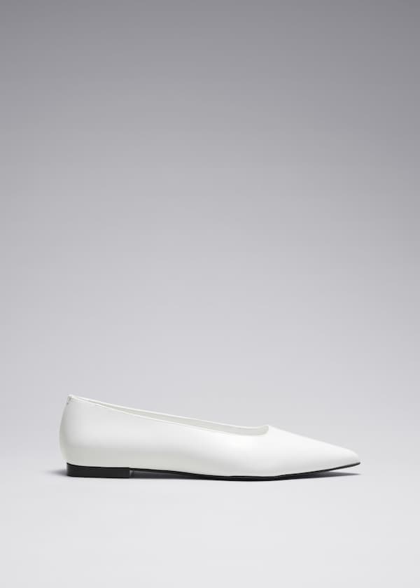 Point-Toe Ballet Flats