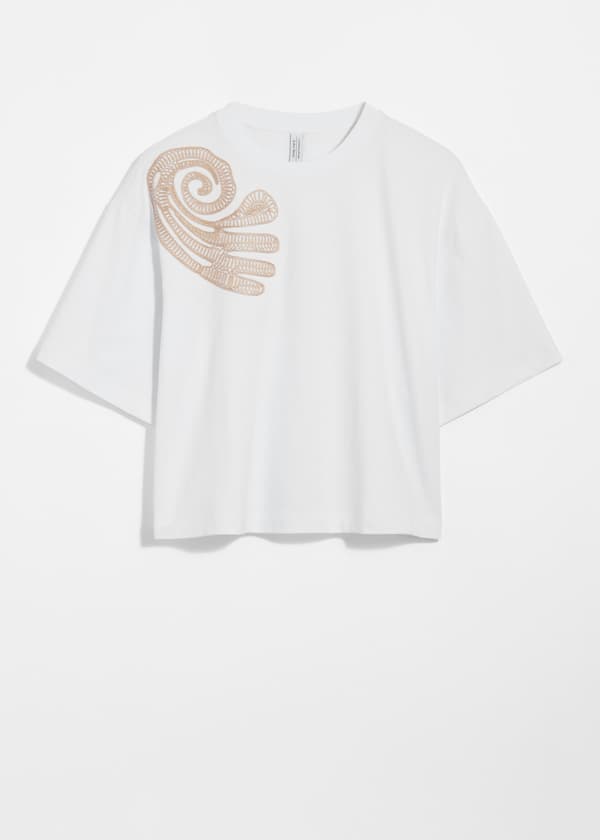 Embroidered Boxy T-Shirt