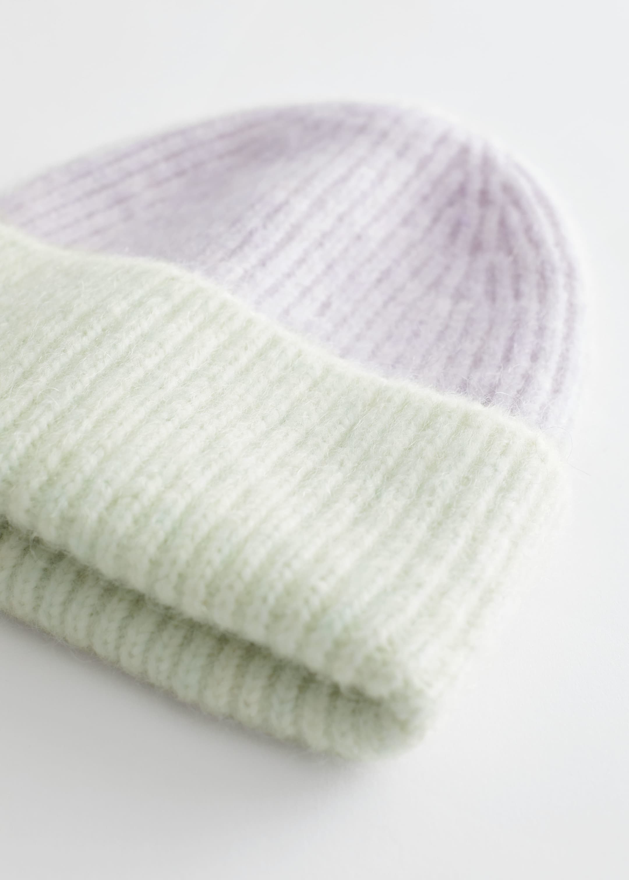 Ribbed Wool Blend Beanie - {{variantName}} - Descriptive Detail