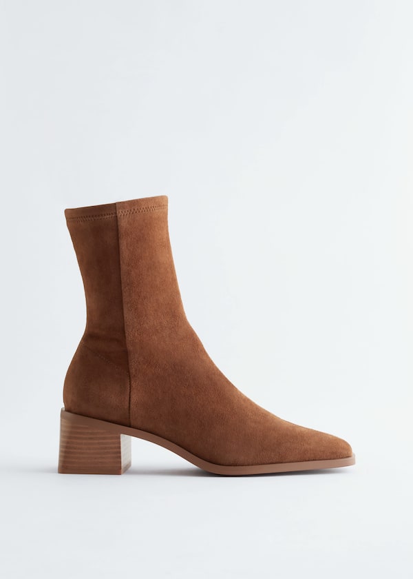 Leather Sock Boots