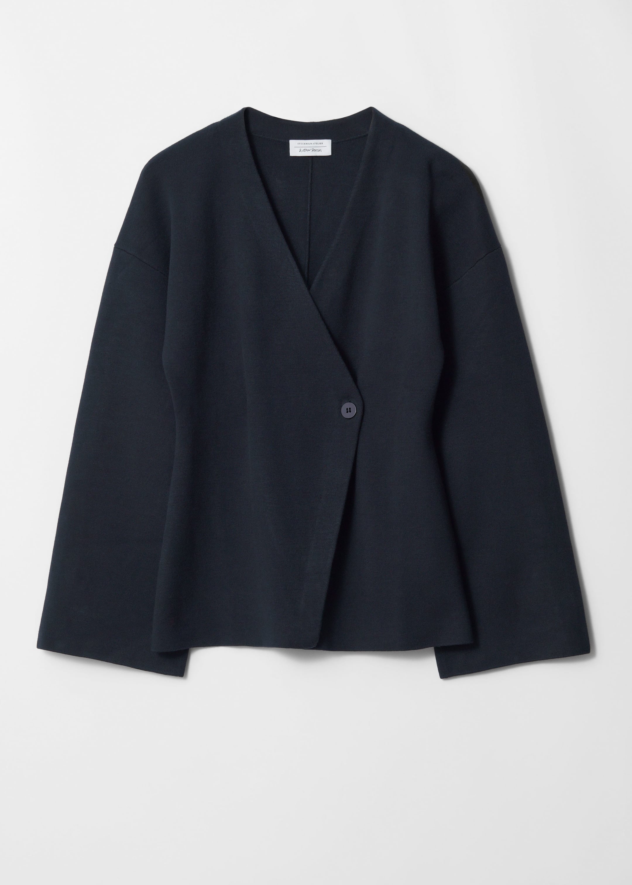 Asymmetric Cardigan - Navy - Still Life