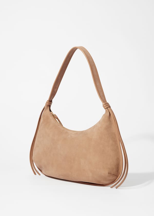 Fringed Suede Shoulder Bag