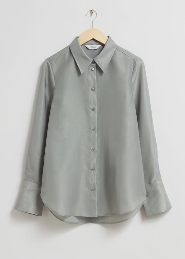Regular-Fit Sheer Shirt