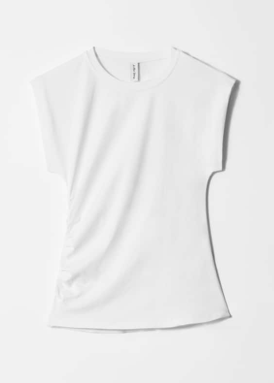 Ruched Jersey Tank Top
