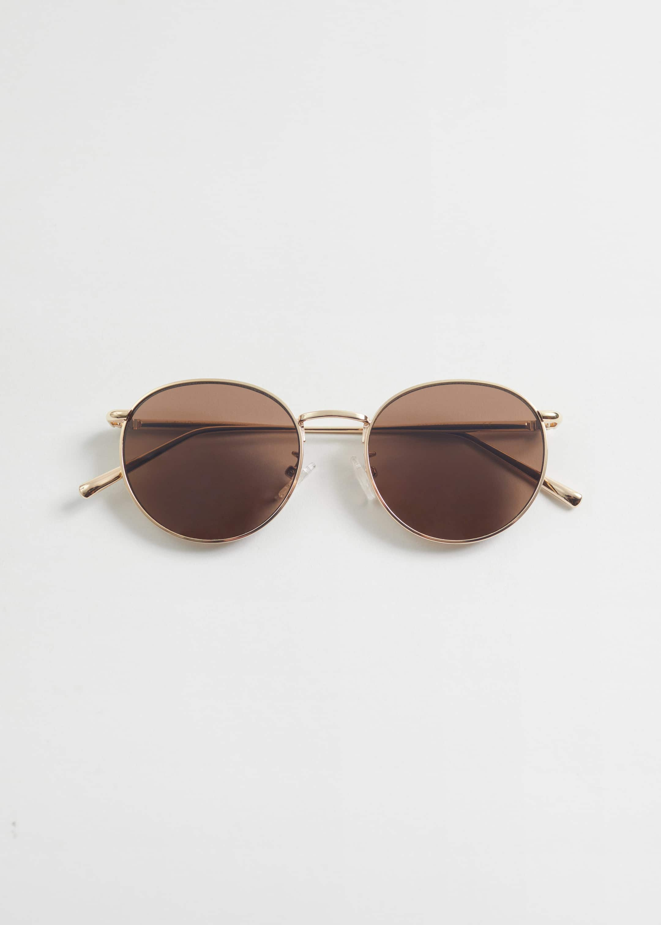 Image of Oval Slim Frame Sunglasses