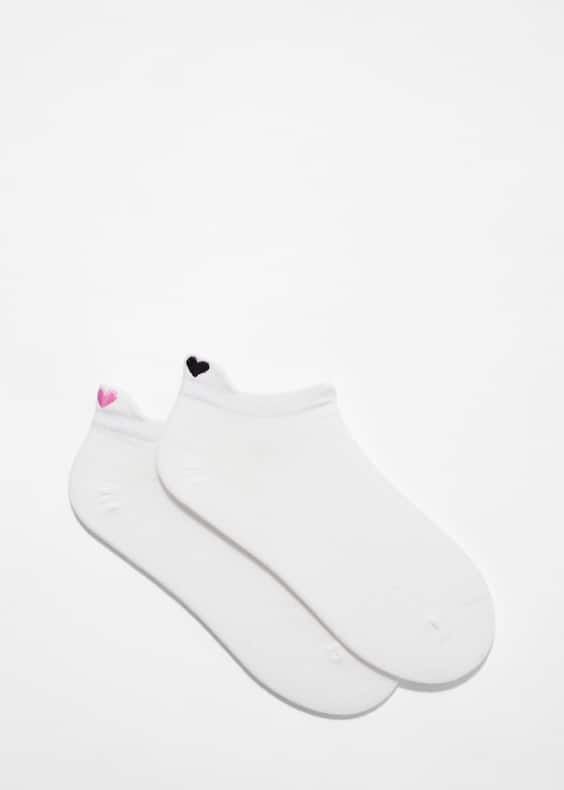 2-pack Embroidered Ankle Socks